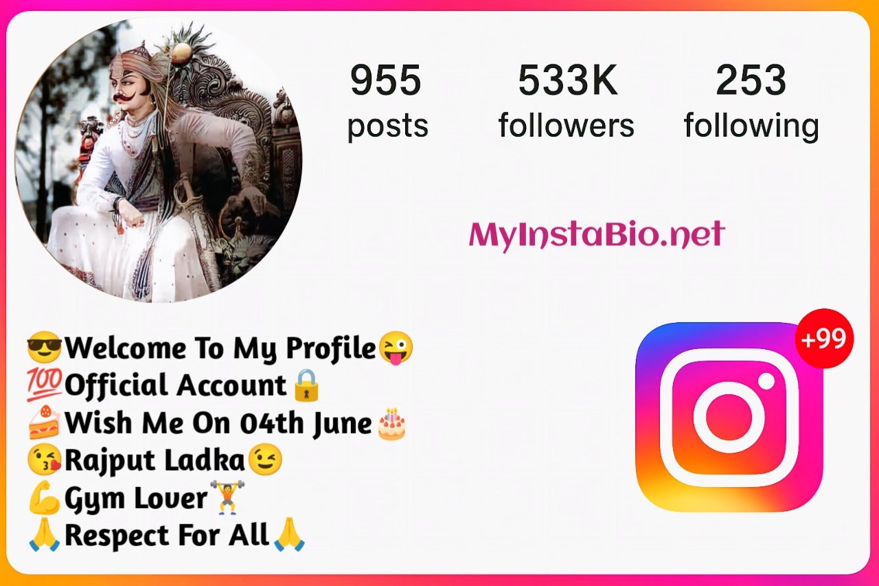 Rajputna Instagram Bio
