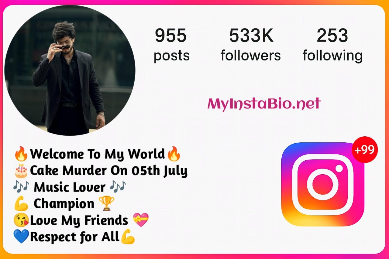 Short Instagram Bio For Boys