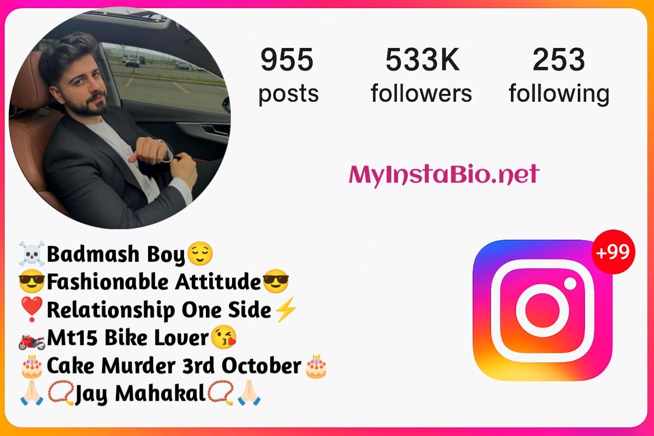 Stylish Instagram Bio for Boys